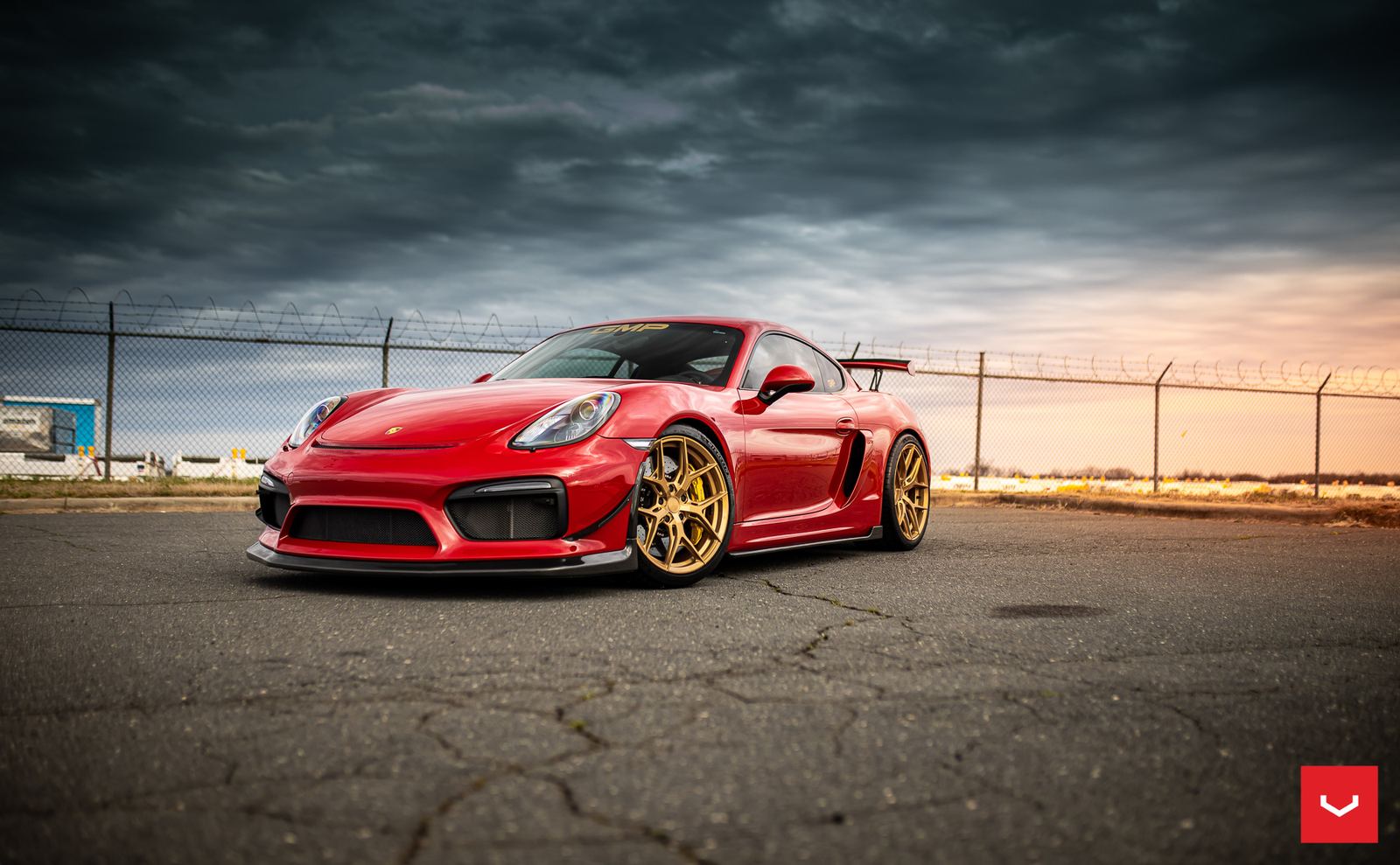 Vossen Forged HF-5 on Porsche Cayman 981, photo 3