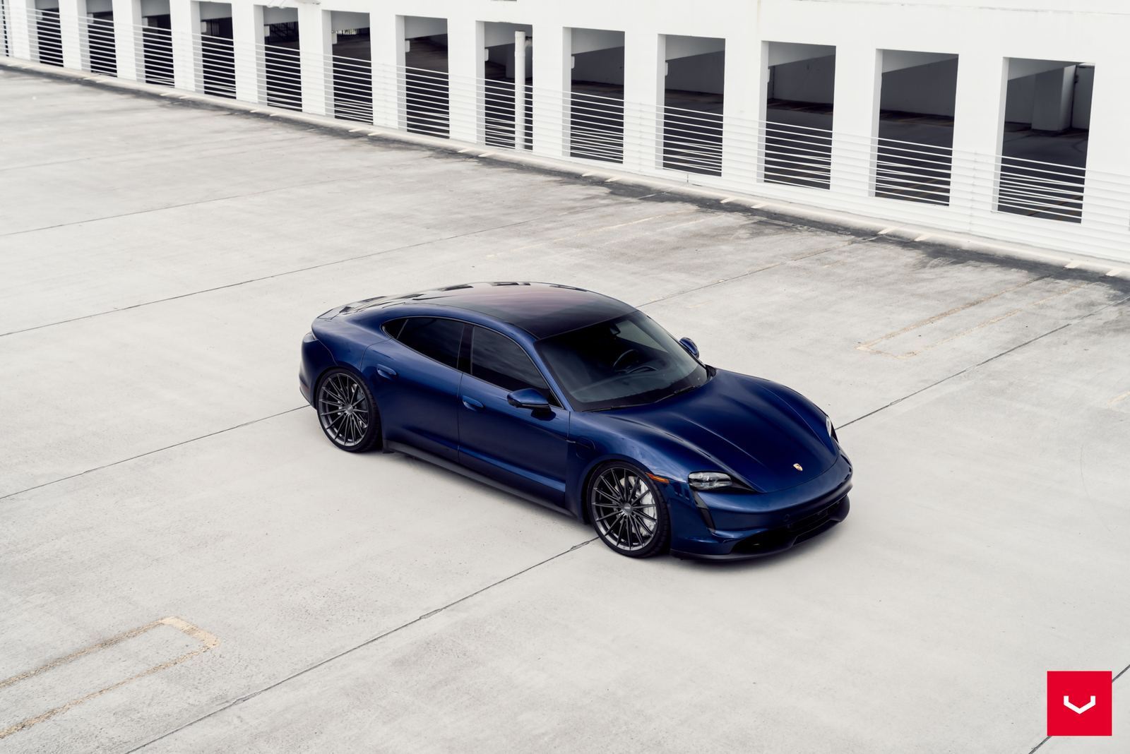 Vossen Forged HFX-4 (5-lug) on Porsche Taycan J1.1, photo 2