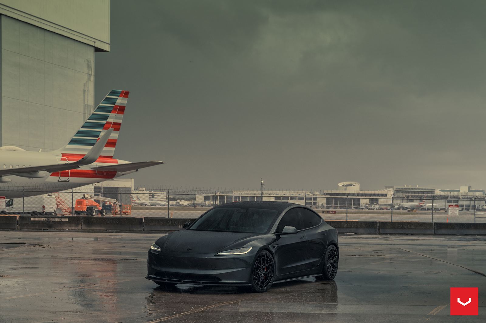 Vossen Forged HFX-1 (5-lug) on Tesla Model 3 Highland (2023-)