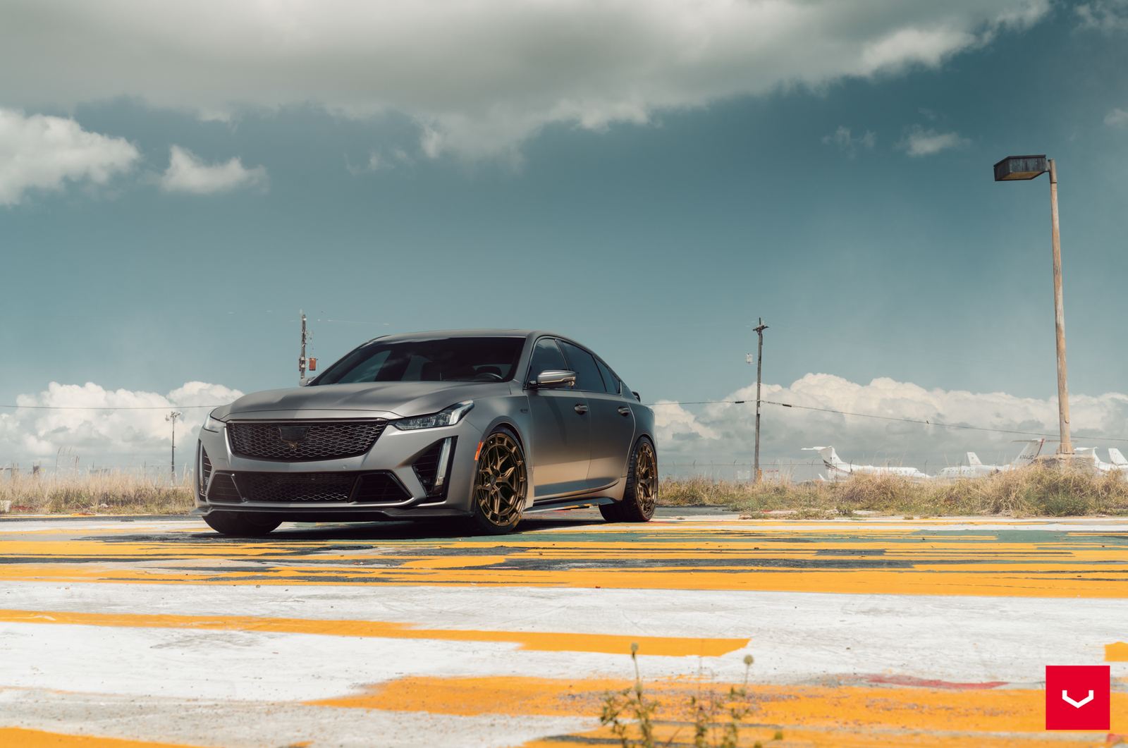 Vossen Forged HFX-1 (5-lug) on Cadillac CT5 1st gen