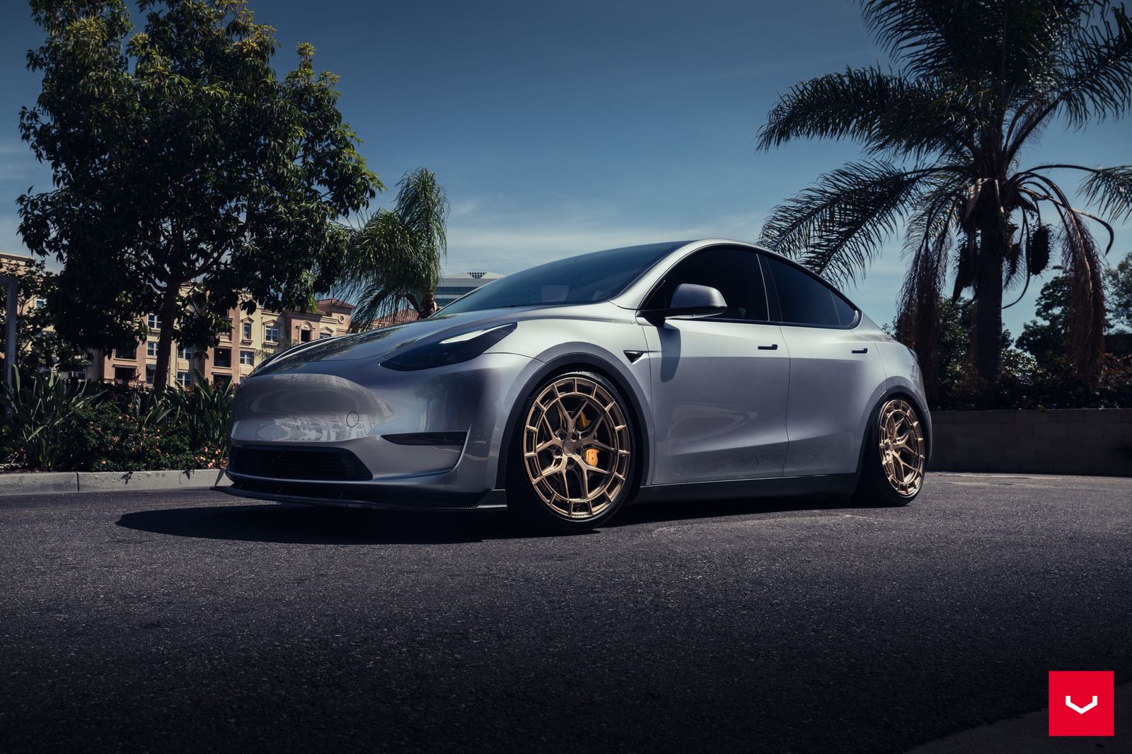 Vossen Forged HFX-1 (5-lug) on Tesla Model Y Original (2020-)