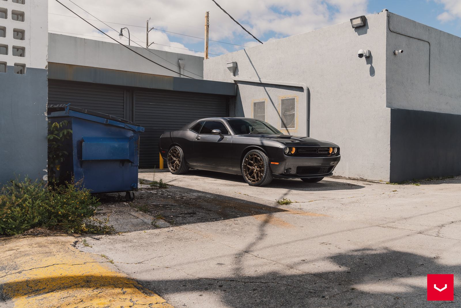 Vossen Forged HFX-1 (5-lug) on Dodge Challenger LC (3rd gen)