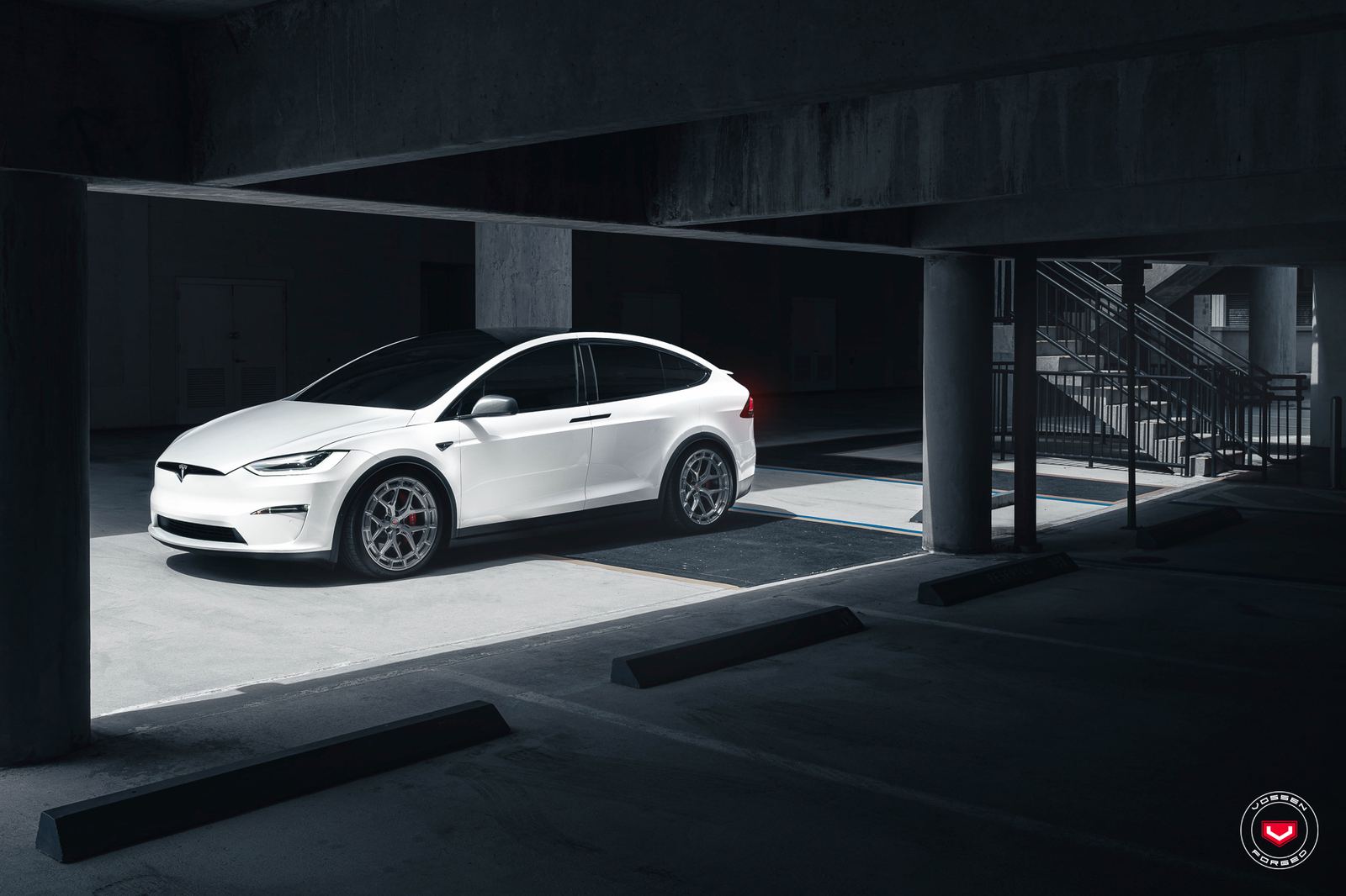 Vossen Forged LC3-01 on Tesla Model X Facelift (2021-)