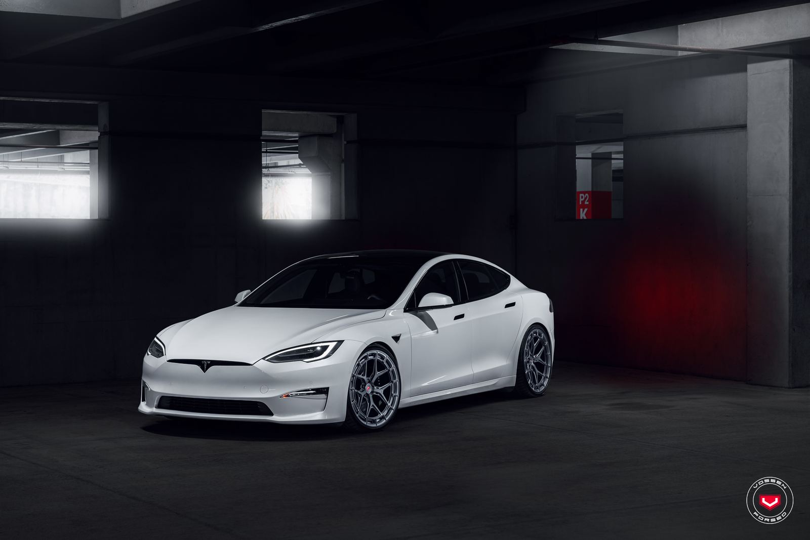 Vossen Forged LC3-01 on Tesla Model S Original (2012-2016)