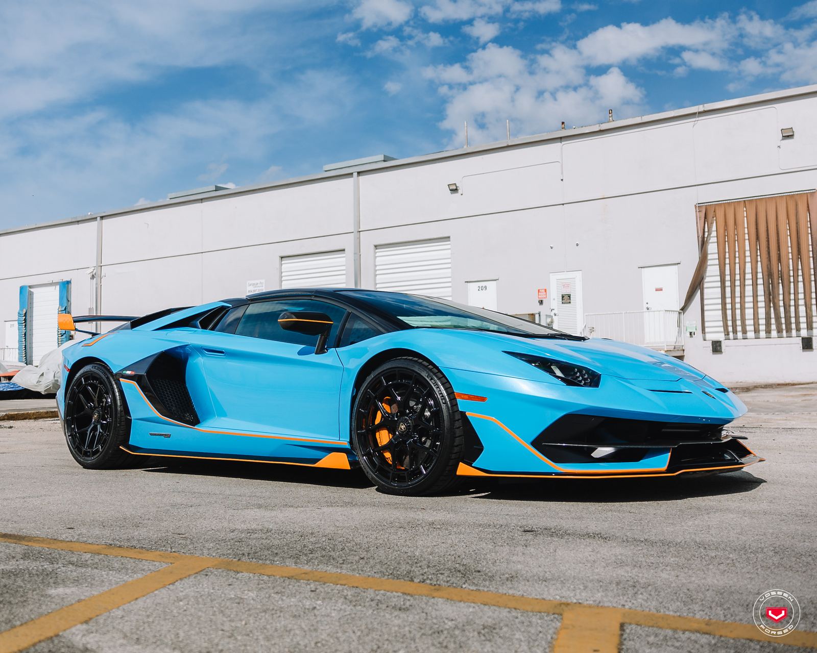 Vossen Forged LC3-01 on Lamborghini Aventador SVJ LP 770-4 (2018-2022)
