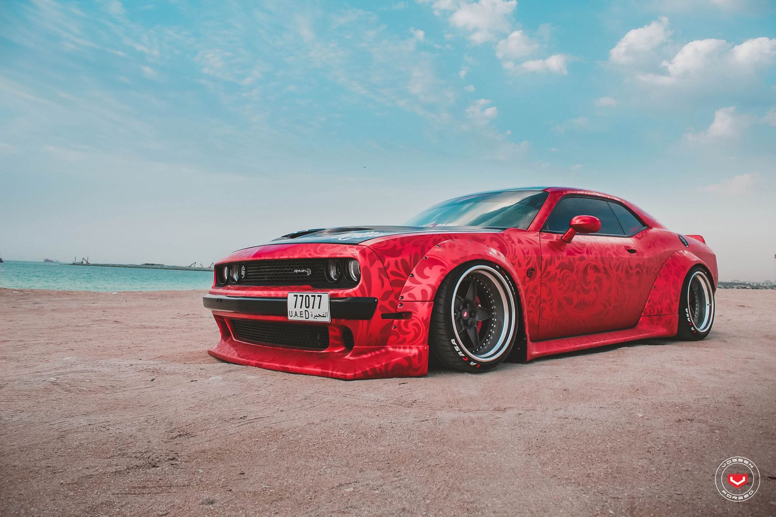 Vossen Forged ERA-2 on Dodge Challenger LC (3rd gen)