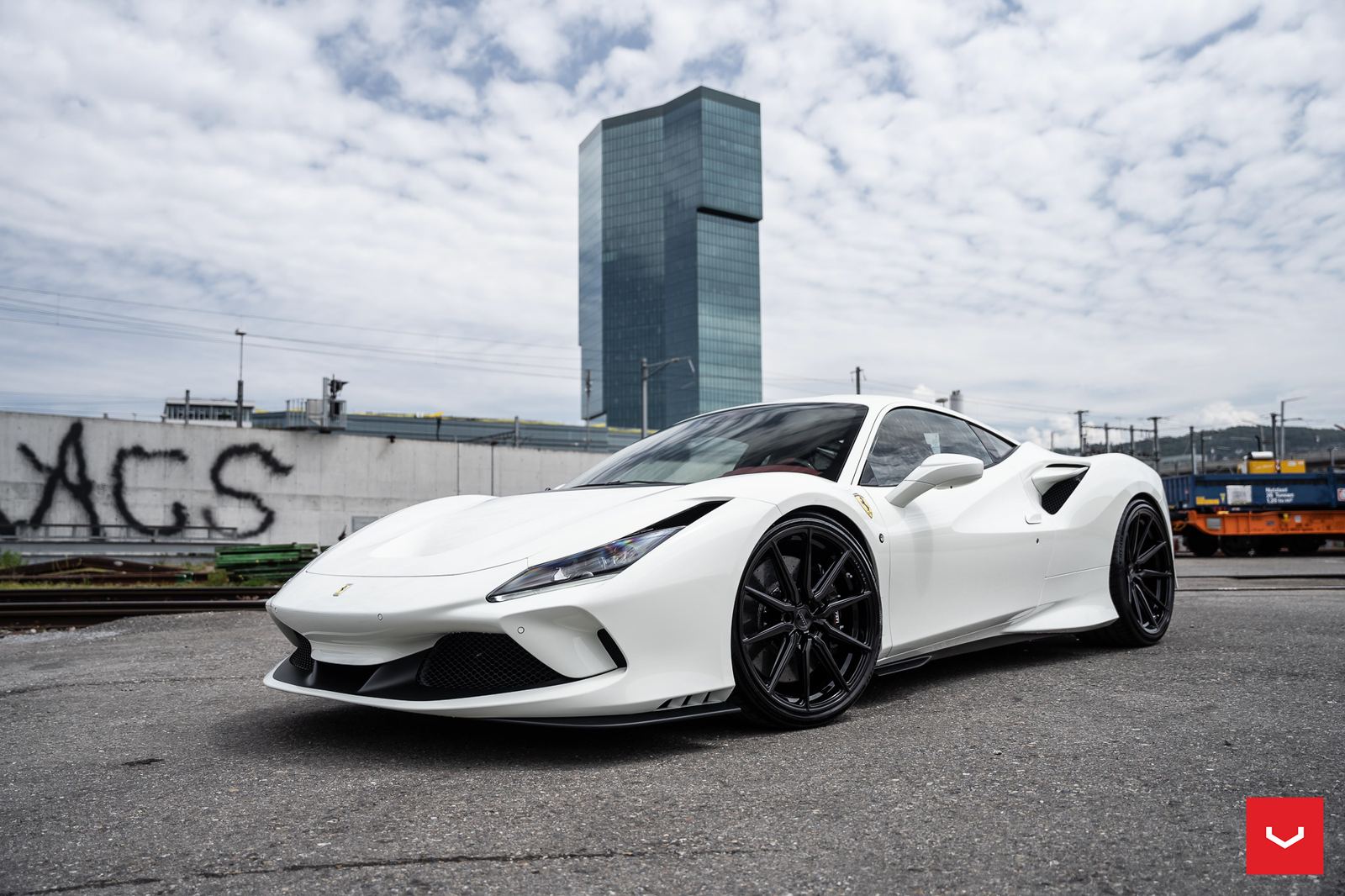 Vossen Forged HF-3 on Ferrari F8 F142MFL
