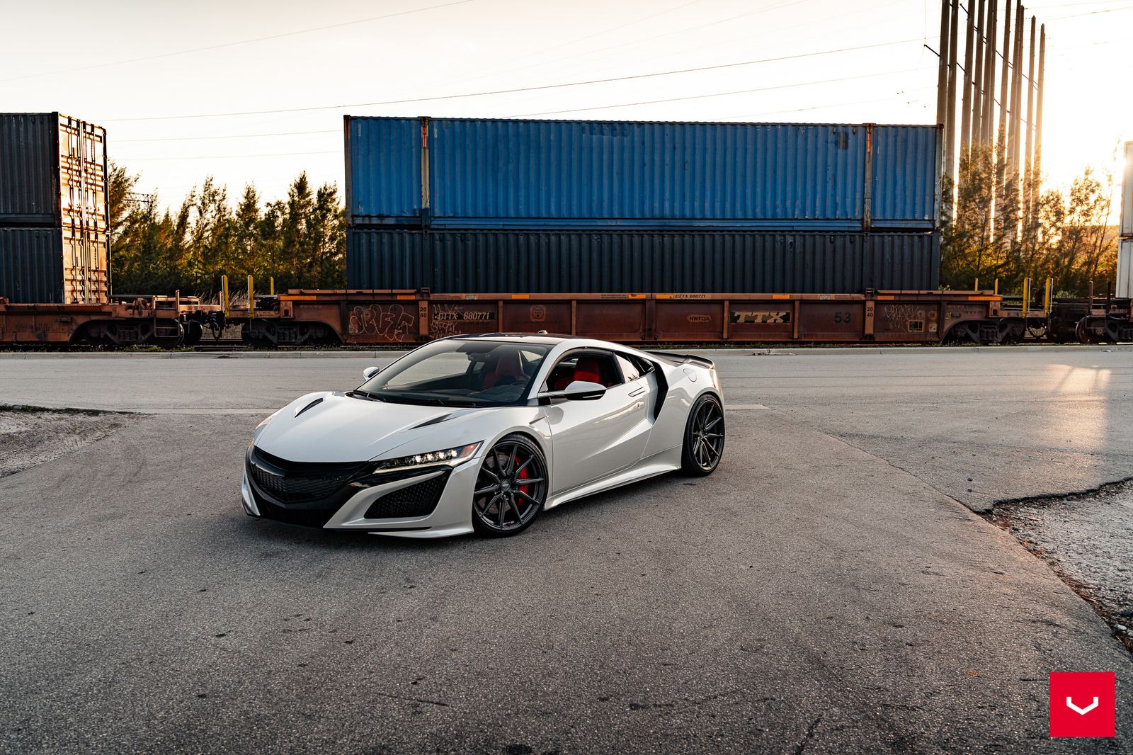 Vossen Forged HF-3 on Acura NSX II (NC1)