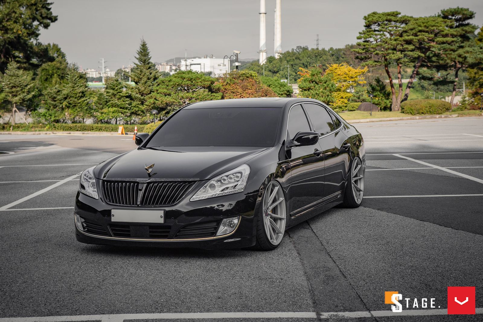 Vossen Forged HF-3 on Hyundai Equus Second generation (VI)