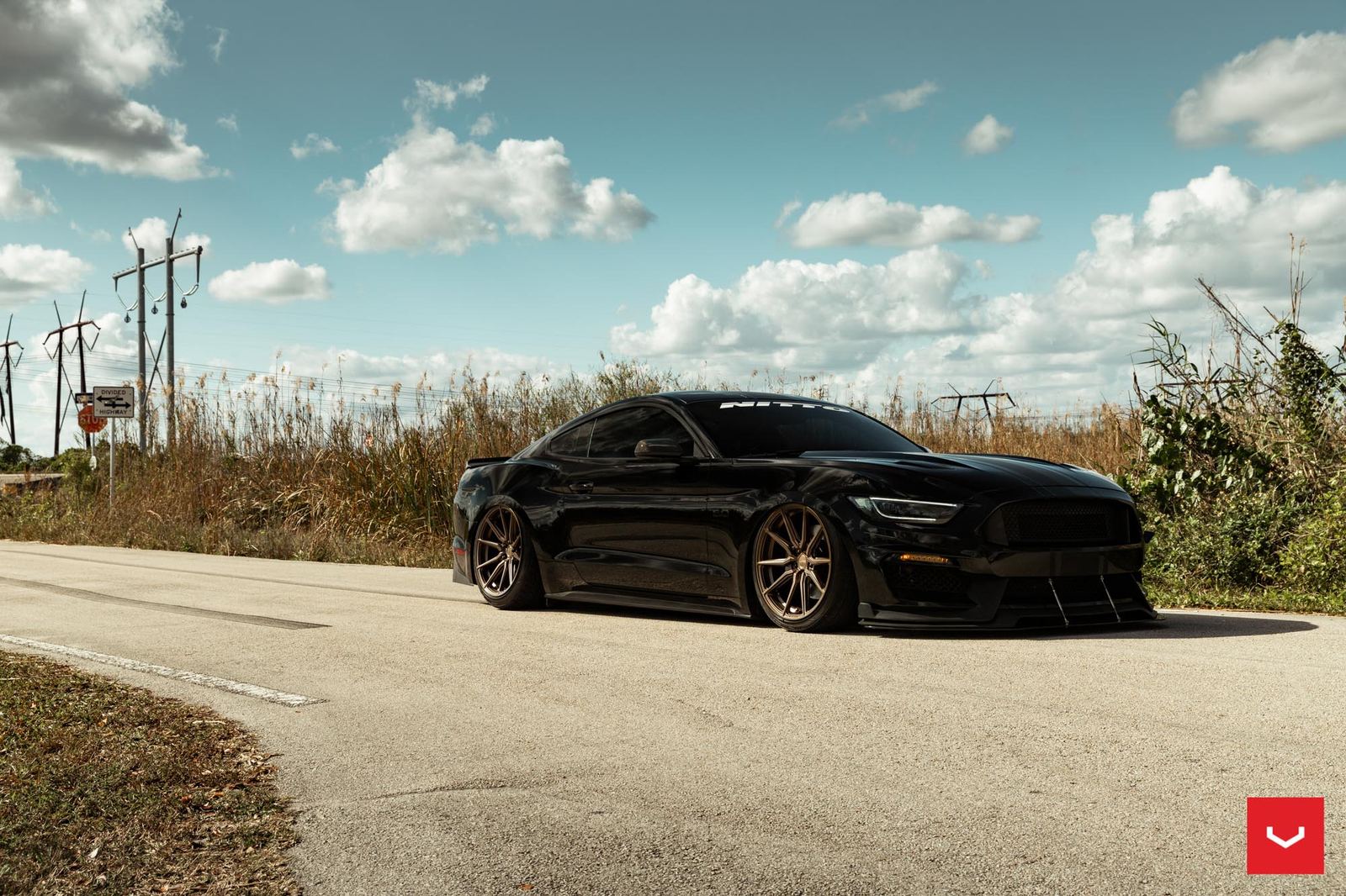 Vossen Forged HF-3 on Ford Mustang S550.1, photo 2
