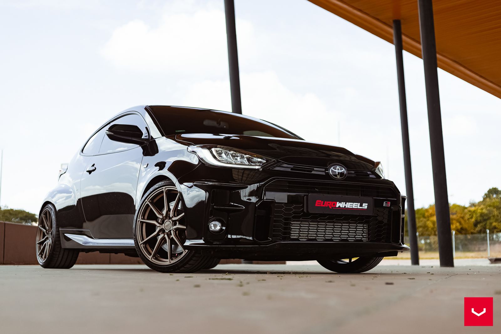 Vossen Forged HF-3 on Toyota GR Yaris GXPA16.1