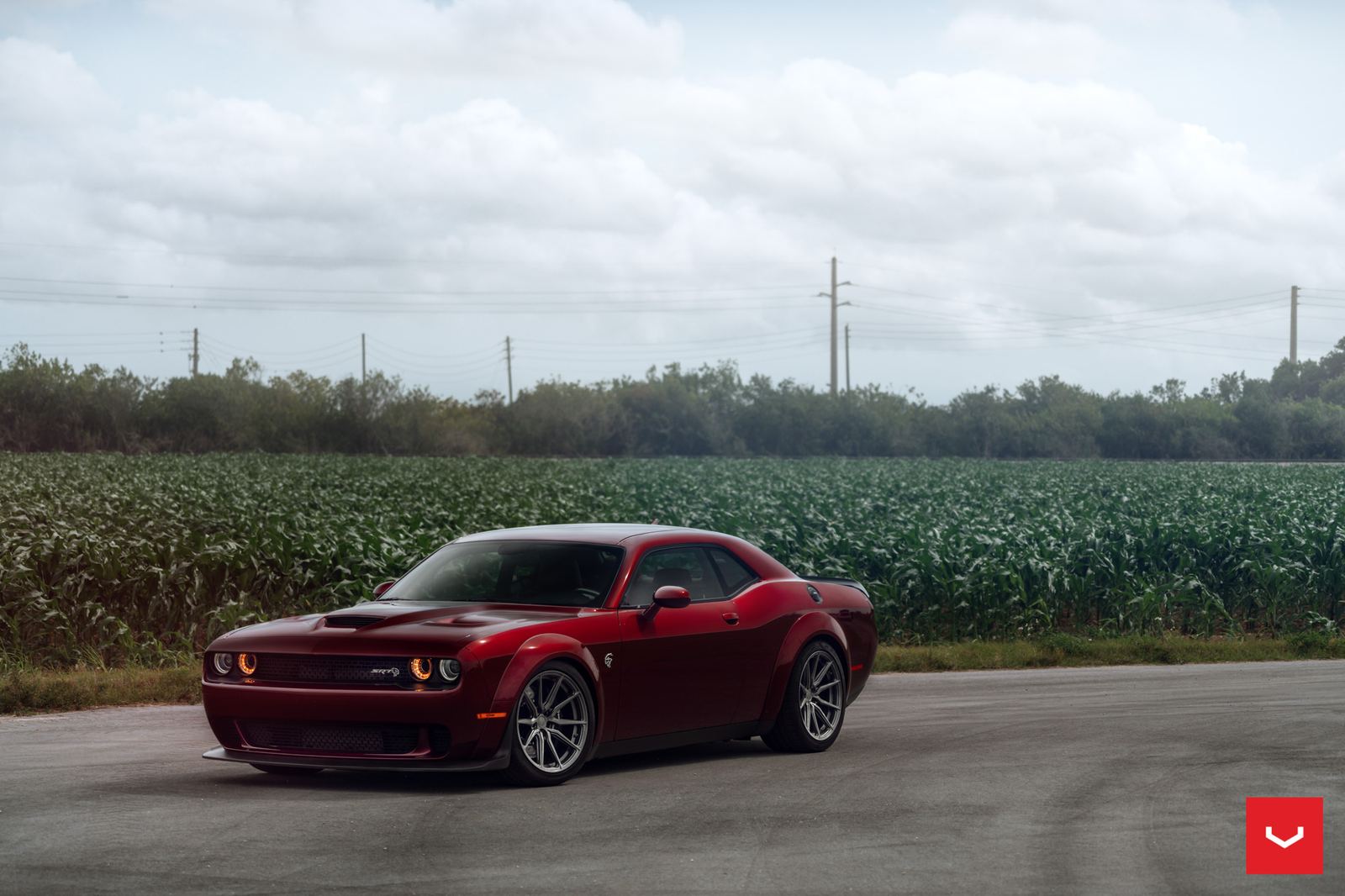 Vossen Forged HF-3 on Dodge Challenger LC (3rd gen)