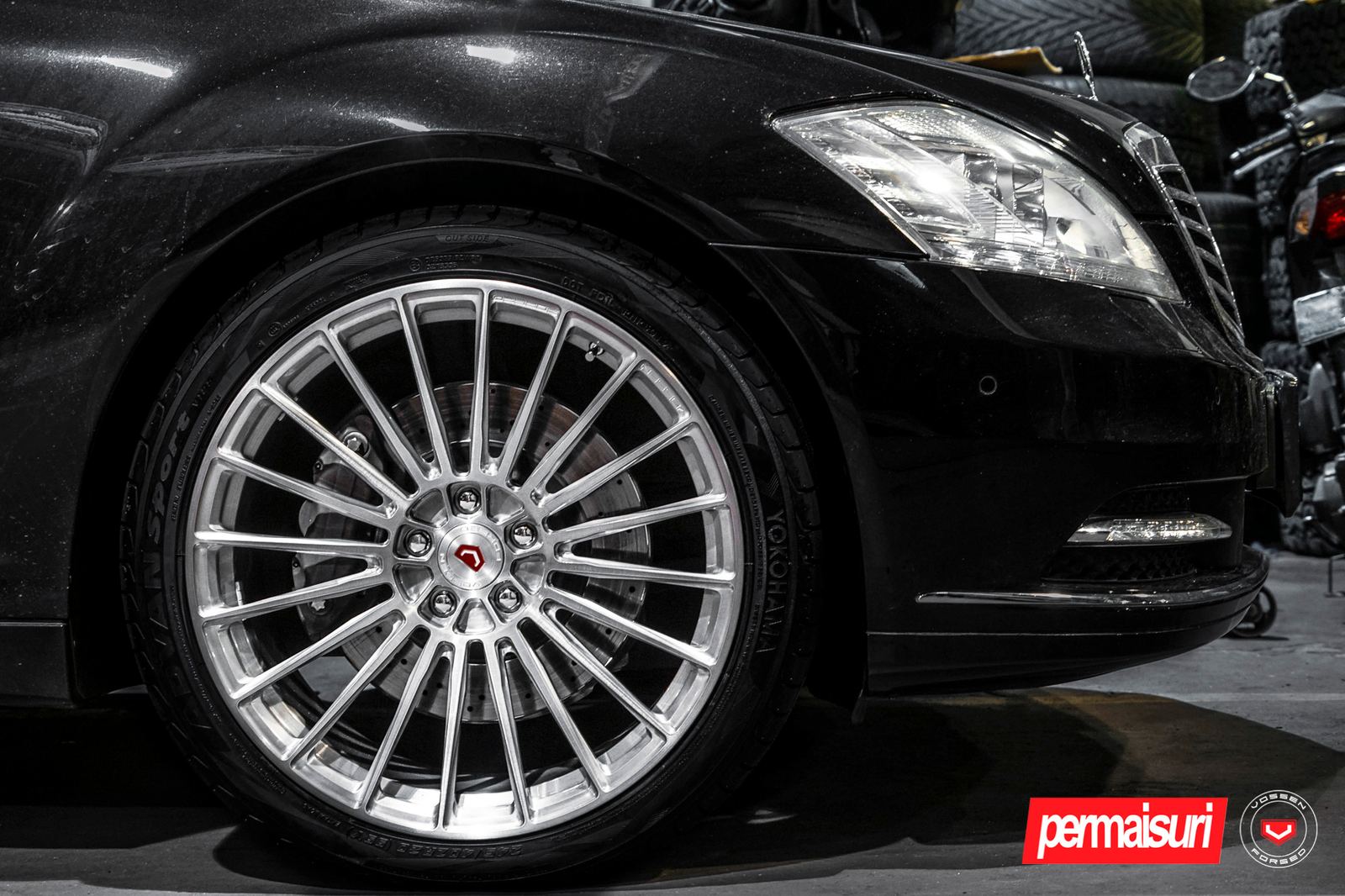 Vossen Forged S17-04 on Mercedes-Benz S-Class W221.1, photo 3