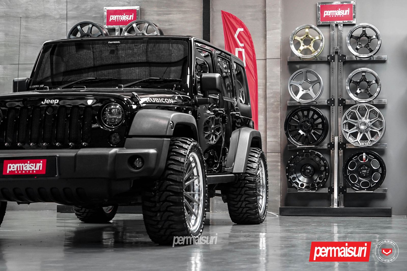Vossen Forged M-X4T (3-Piece) on Jeep Wrangler JK (2007-2018), photo 2