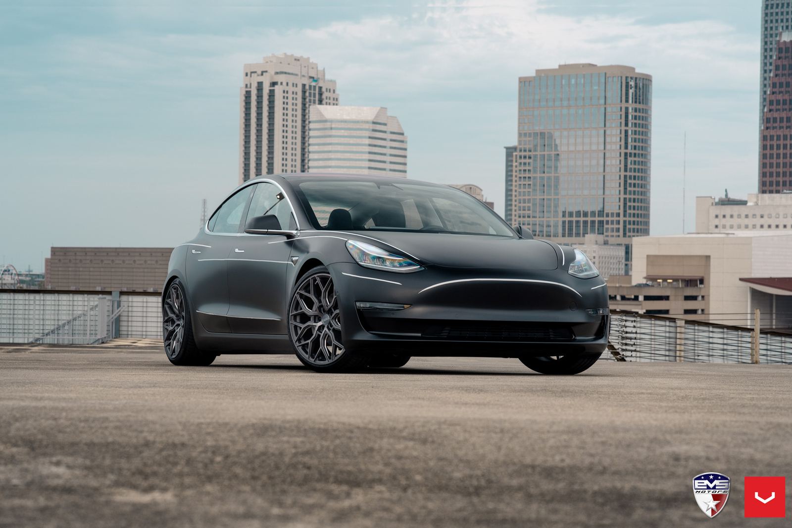 Vossen Forged HF-2 on Tesla Model 3 Original (2017-2023)