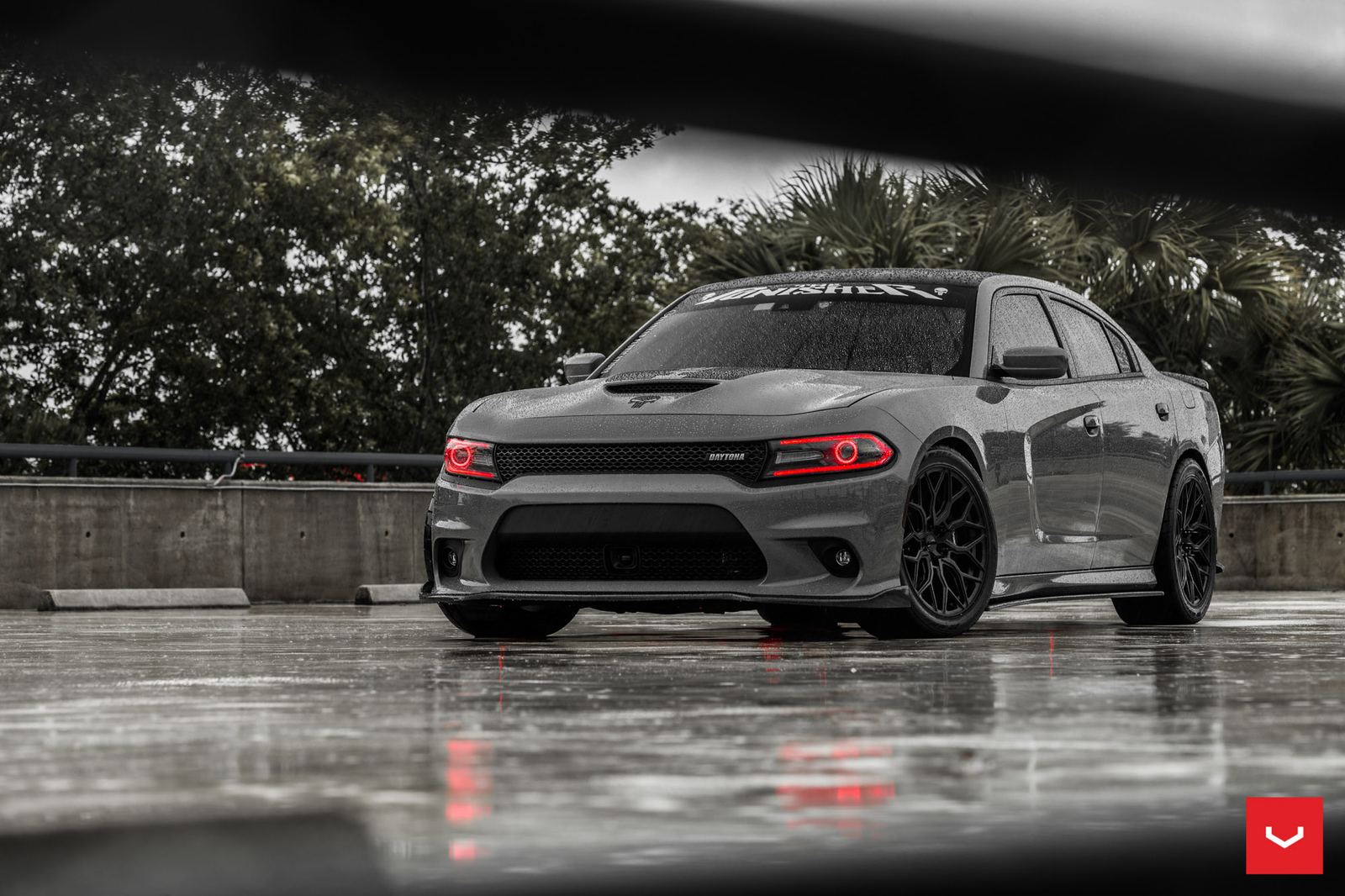 Vossen Forged HF-2 on Dodge Charger LD (7th gen)
