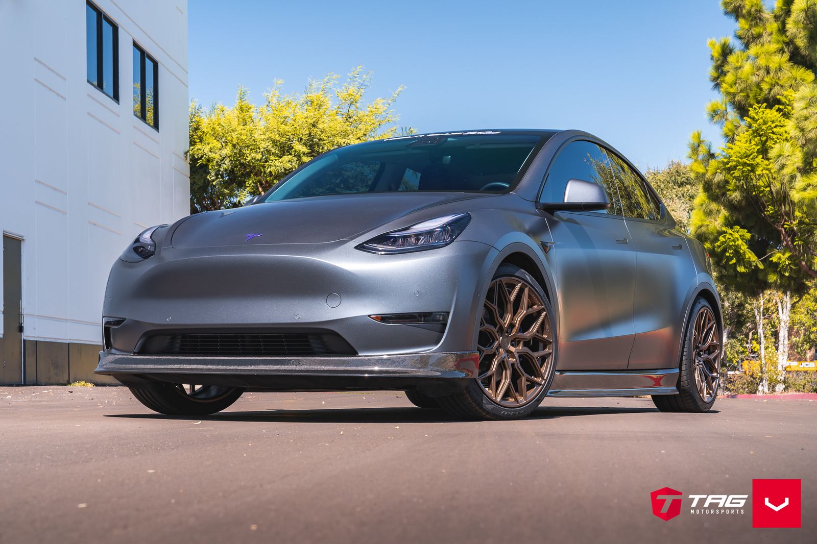 Vossen Forged HF-2 on Tesla Model Y Original (2020-)