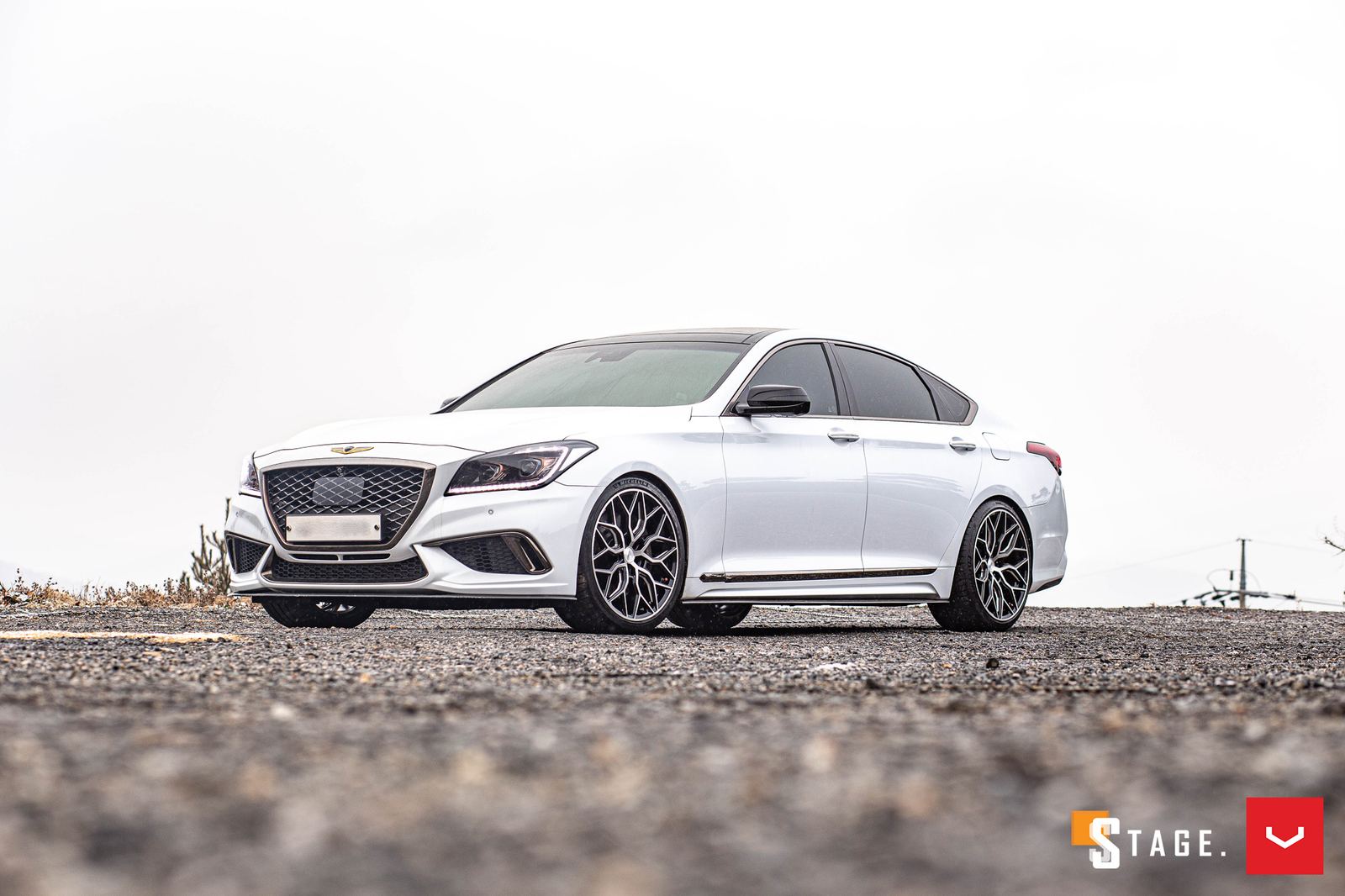 Vossen Forged HF-2 on Genesis G80 3rd gen (RG3)