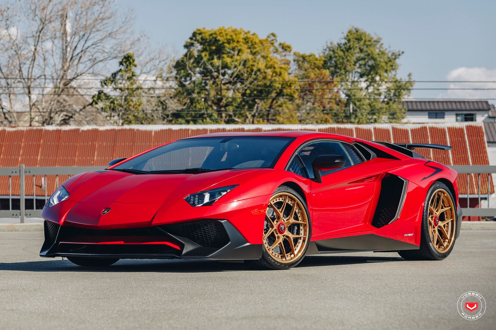 Vossen Forged S21-01 (3-Piece) on Lamborghini Aventador SV LP 750-4 (2015-2017)