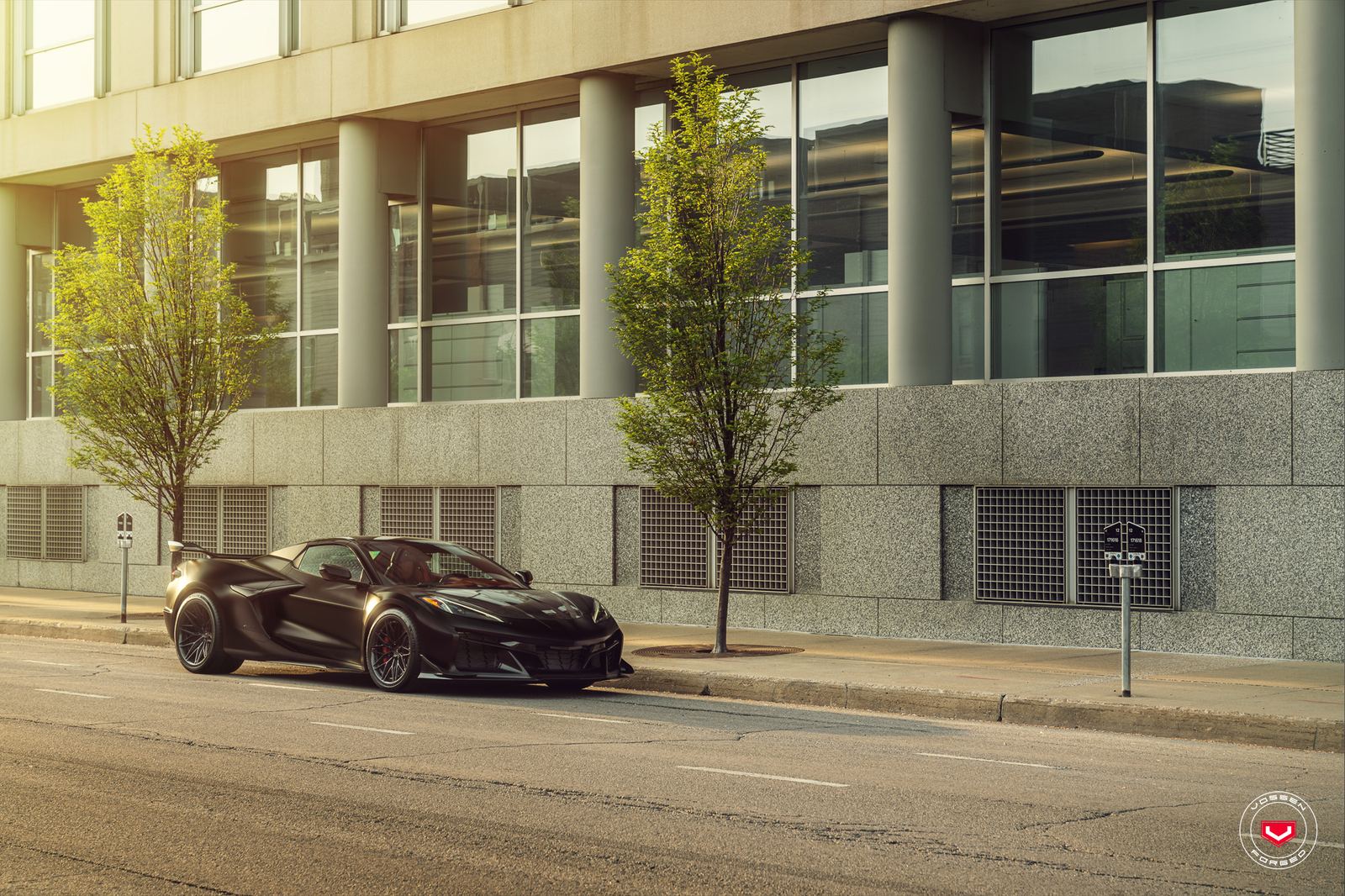 Vossen Forged S21-02 Carbon on Chevrolet Corvette C8, photo 2
