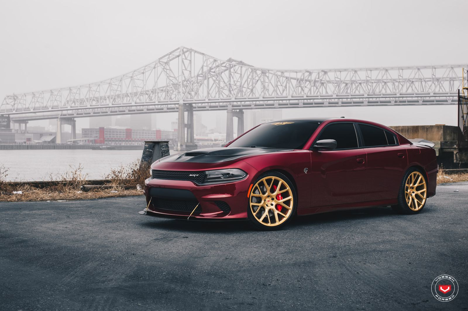 Vossen Forged CG-204 on Dodge Charger LD (7th gen)