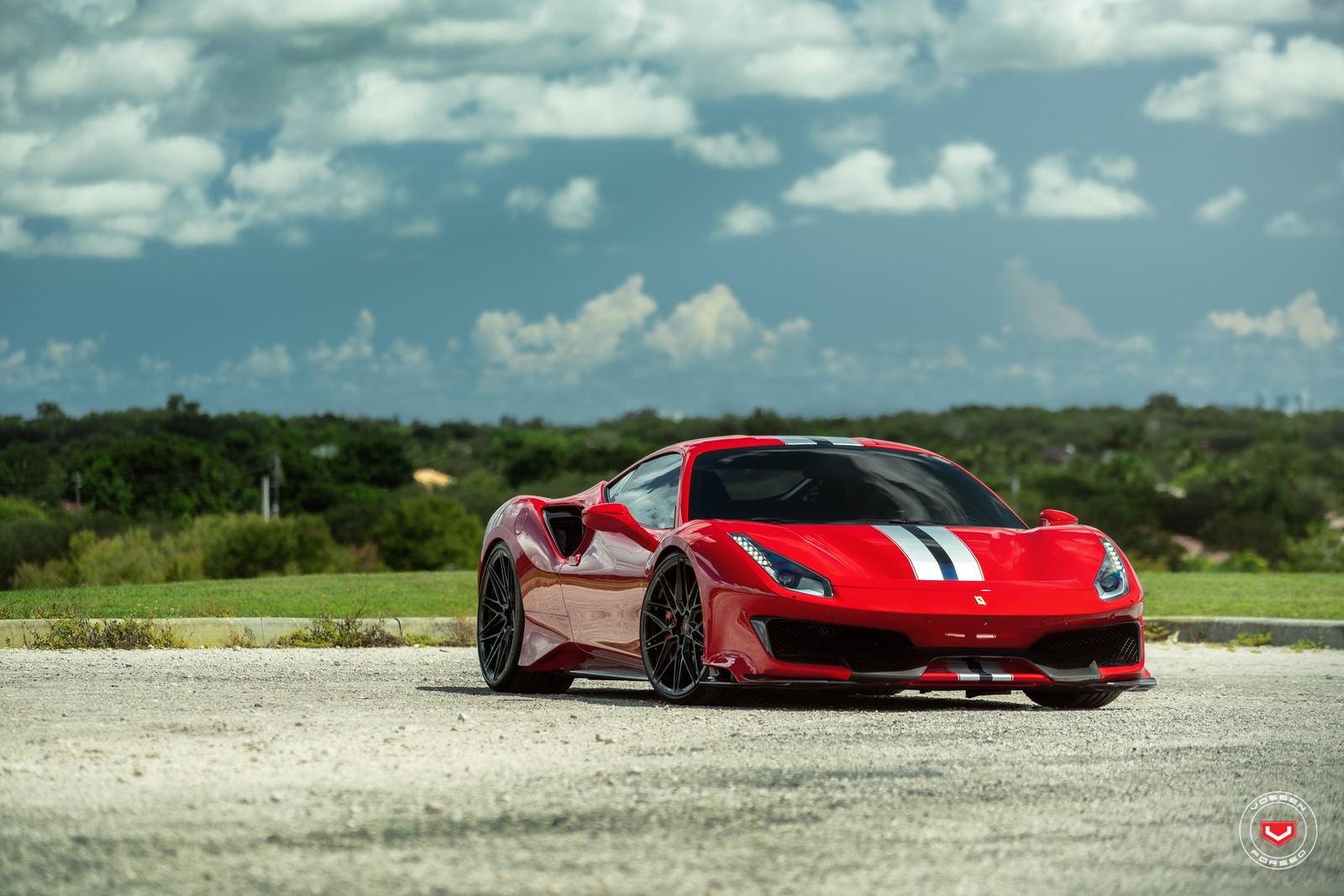 Vossen Forged EVO-5 on Ferrari 488