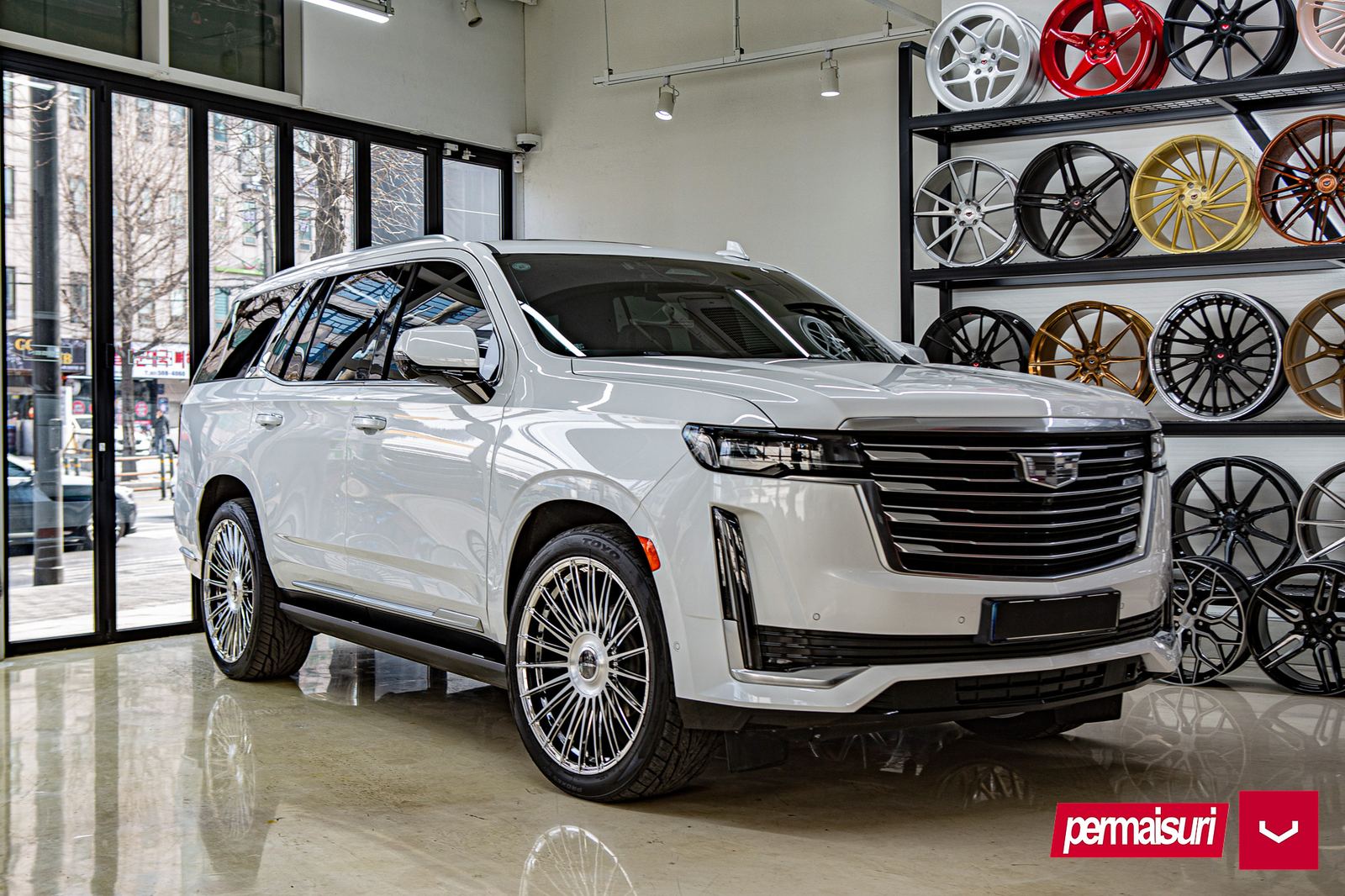 Vossen Forged HF-8 on Cadillac Escalade 5th gen (GMT T1XX)