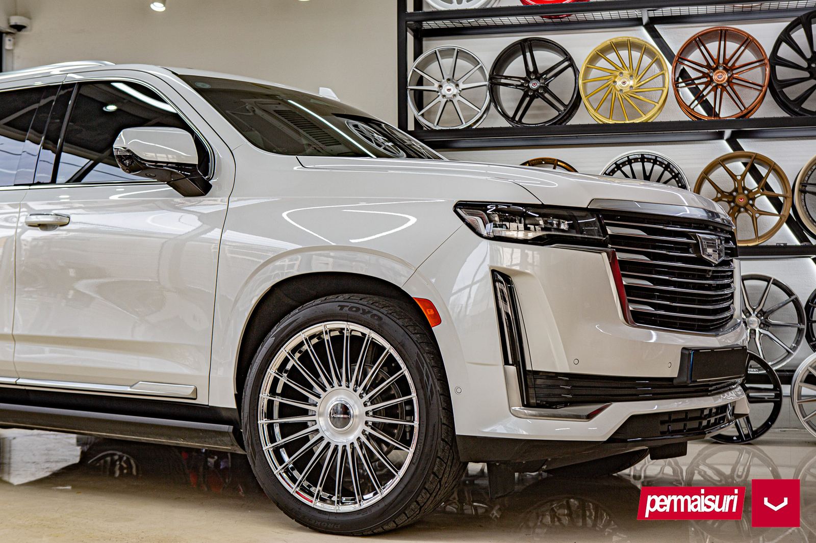 Vossen Forged HF-8 on Cadillac Escalade 5th gen (GMT T1XX), photo 2
