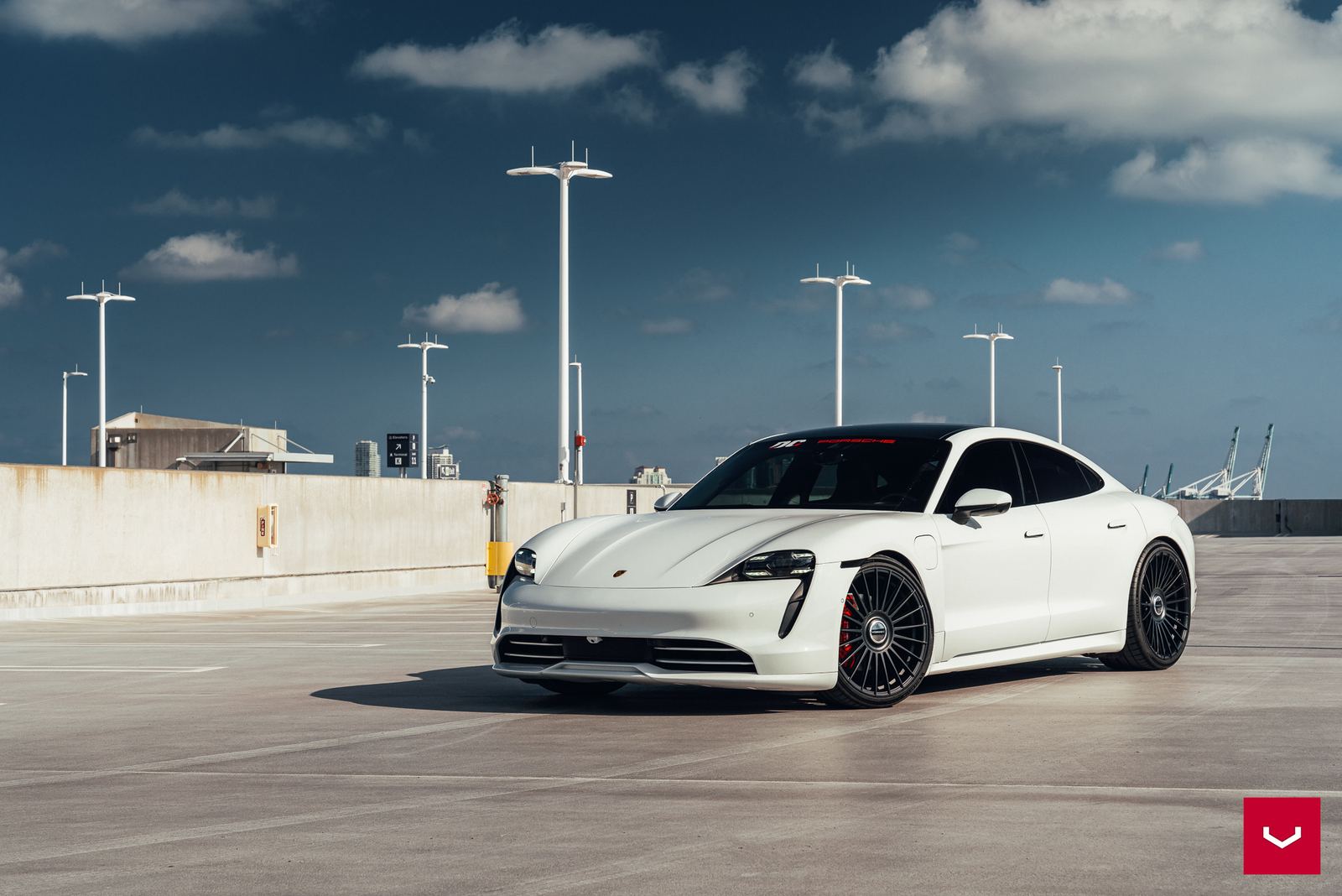Vossen Forged HF-8 on Porsche Taycan J1.1