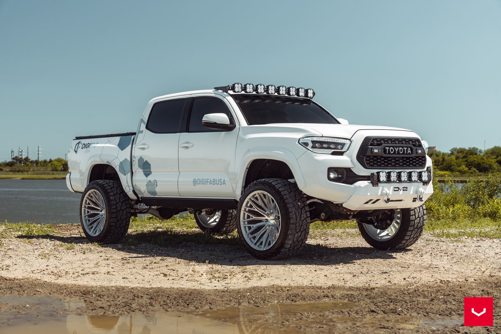 Vossen Forged HFX-6 (6-lug) on Toyota Tacoma N300