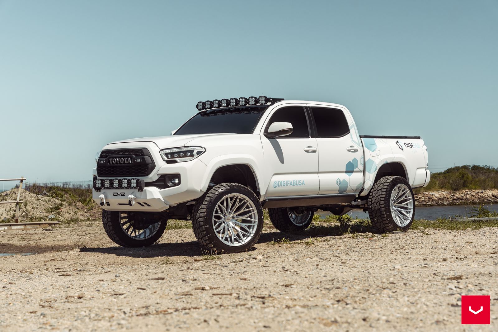 Vossen Forged HFX-6 (6-lug) on Toyota Tacoma N300, photo 2