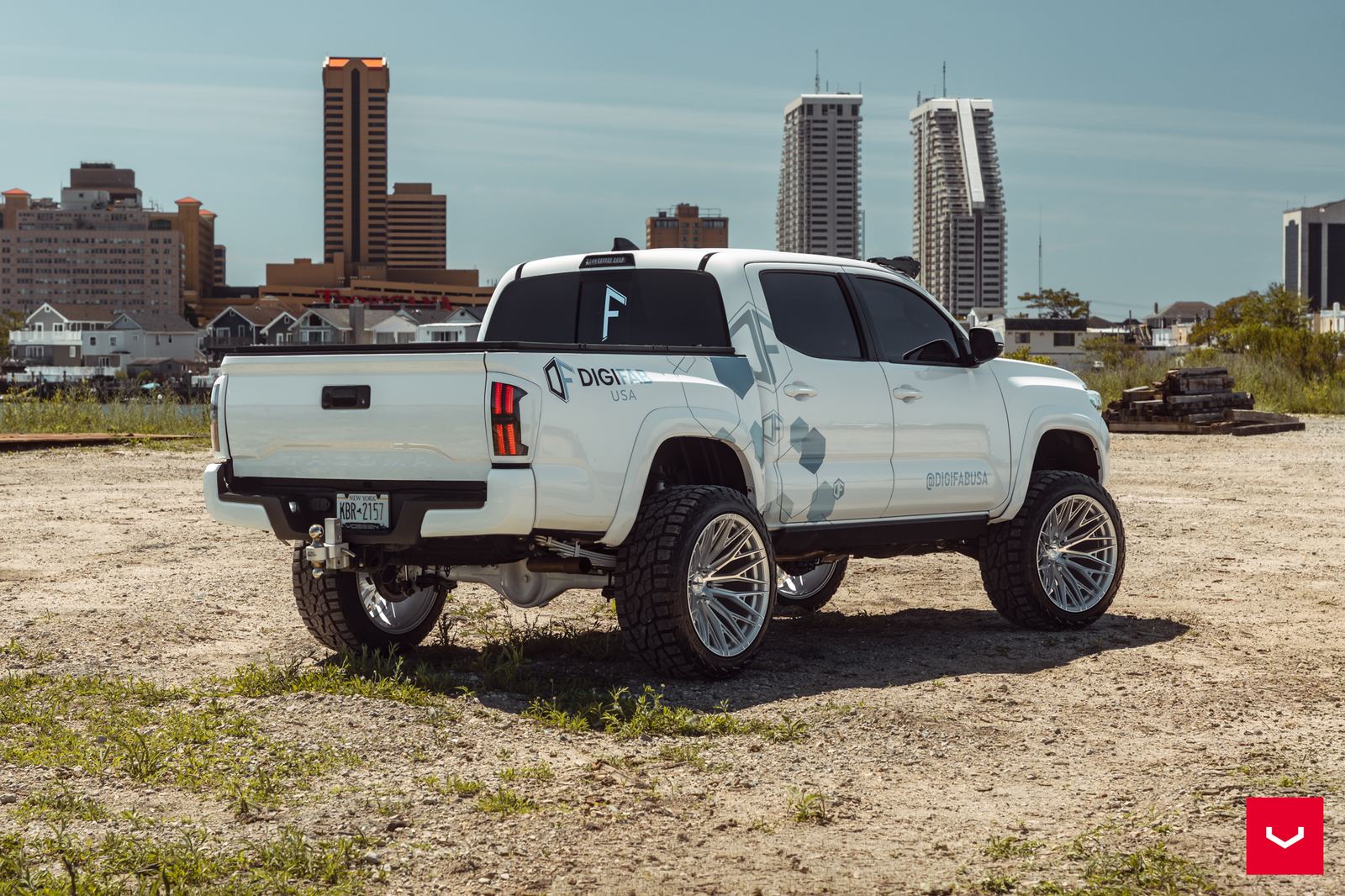 Vossen Forged HFX-6 (6-lug) on Toyota Tacoma N300, photo 3