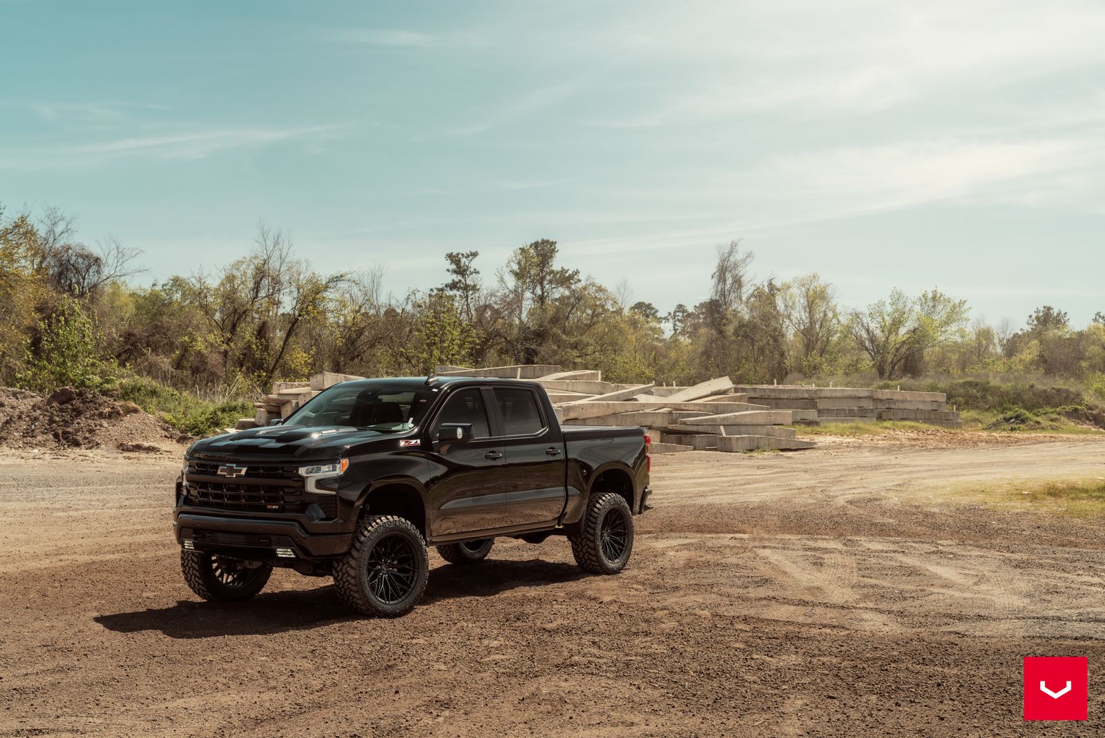 Vossen Forged HFX-6 (6-lug) on Chevrolet Silverado T1.1
