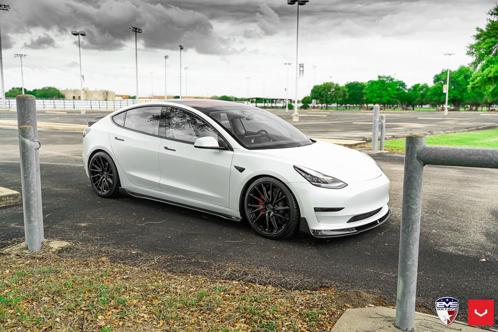 Vossen Forged HF-4T on Tesla Model 3 Original (2017-2023)