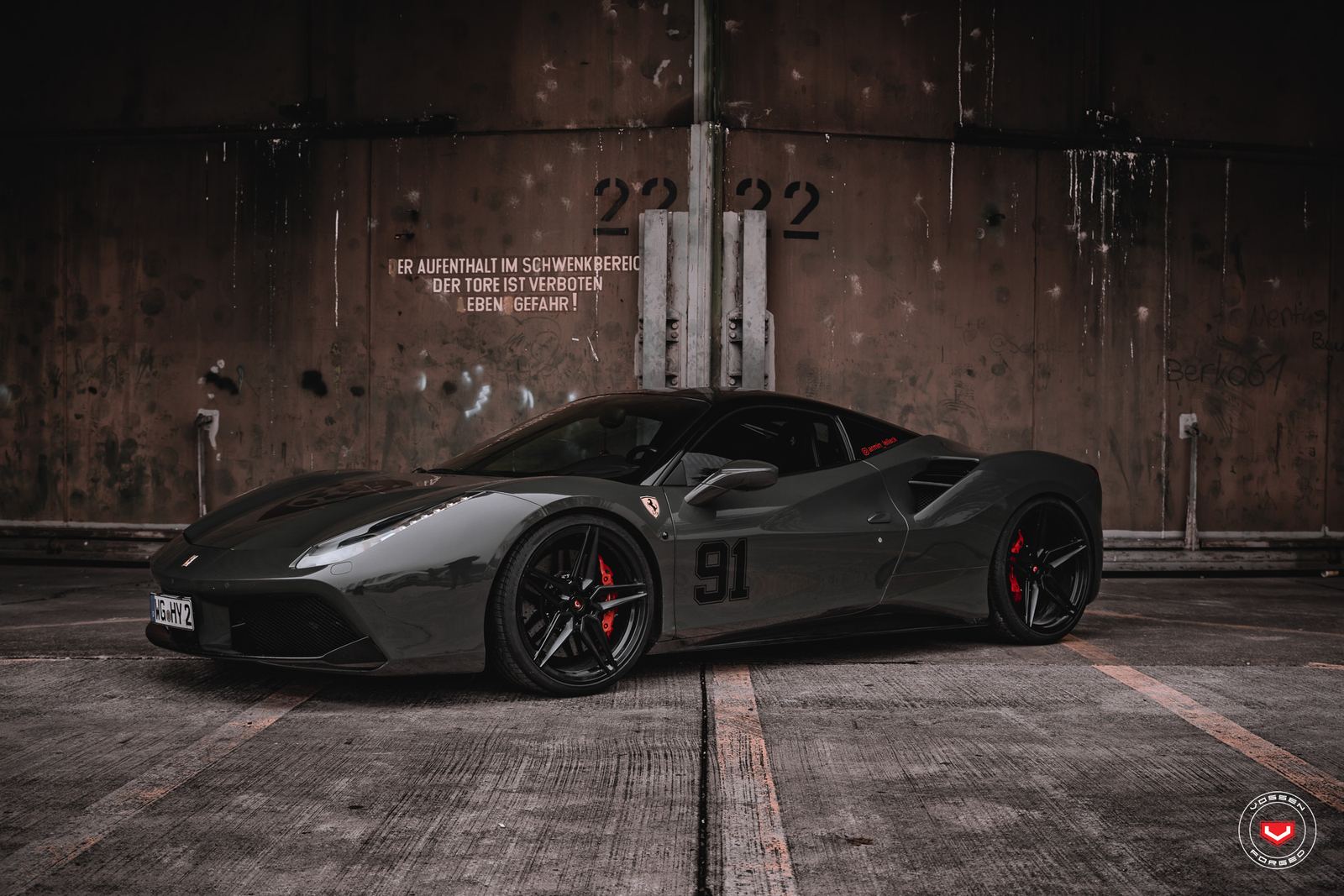 Vossen Forged EVO-1 on Ferrari 488