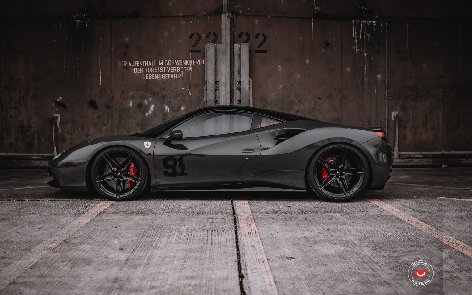 Vossen Forged EVO-1 on Ferrari 488, photo 2