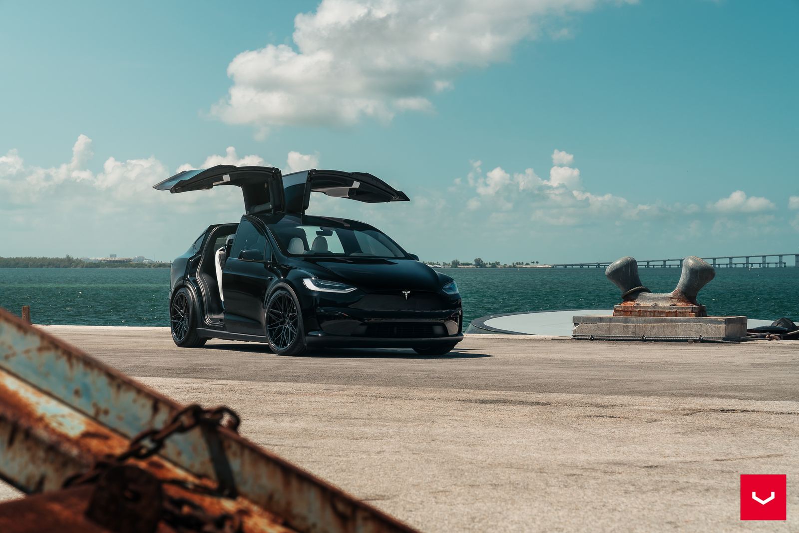 Vossen Forged HF-7 on Tesla Model X Original (2015-2021), photo 2