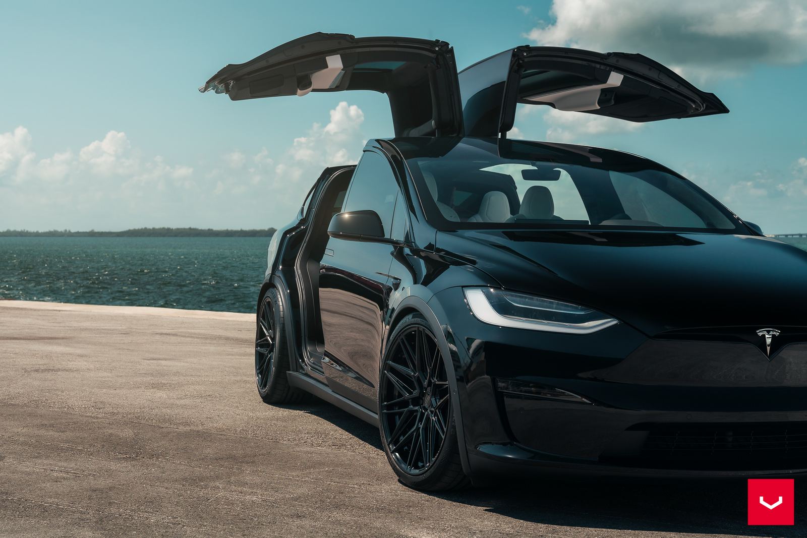 Vossen Forged HF-7 on Tesla Model X Original (2015-2021), photo 3