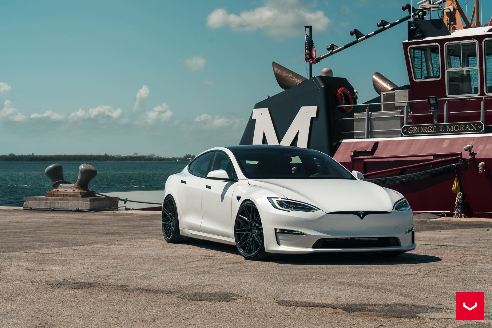 Vossen Forged HF-7 on Tesla Model S Original (2012-2016), photo 3