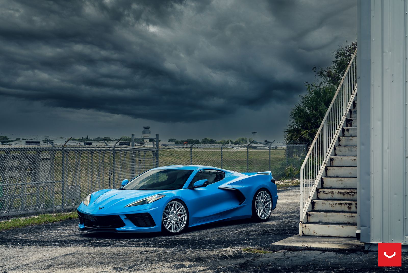Vossen Forged HF-7 on Chevrolet Corvette C8