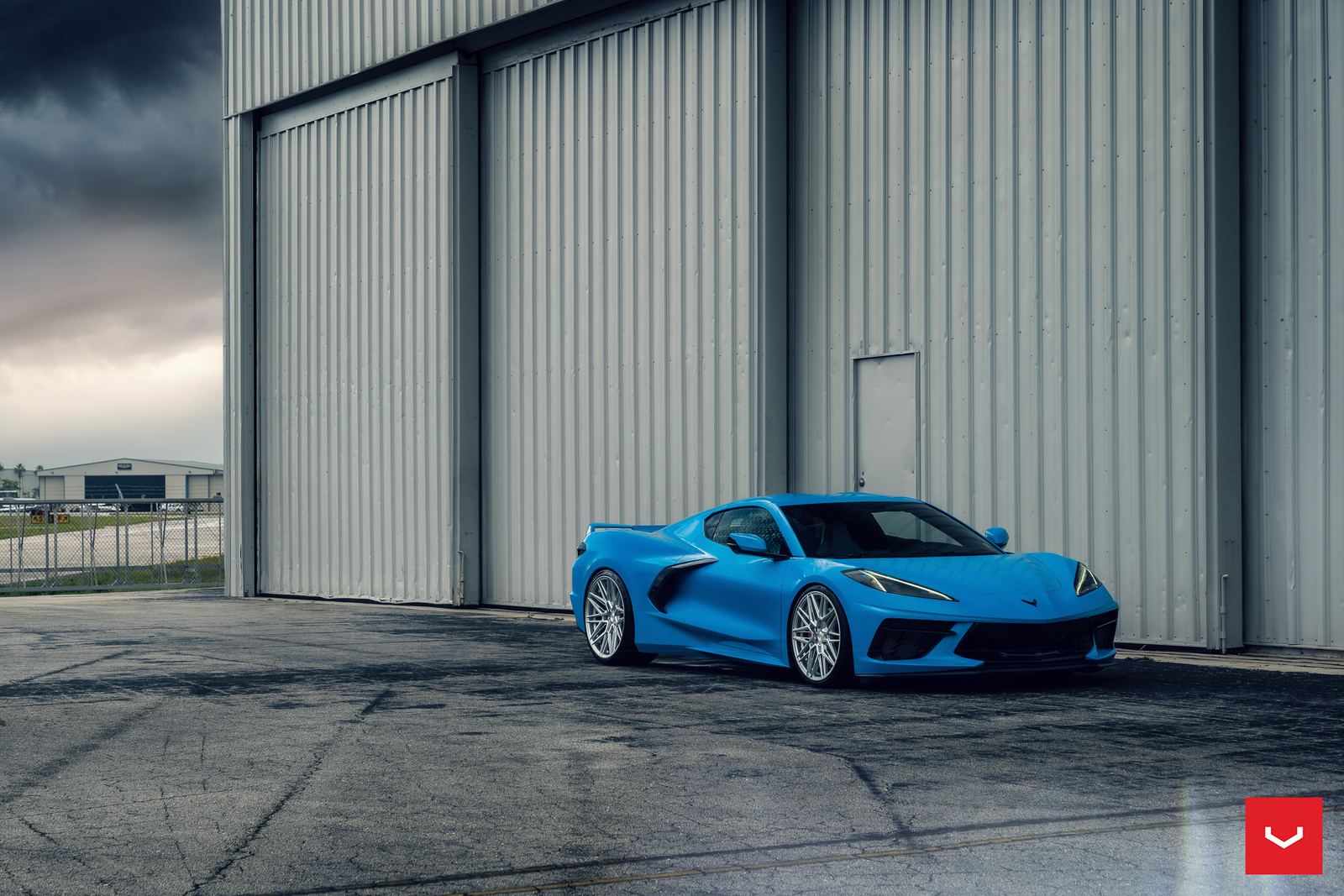 Vossen Forged HF-7 on Chevrolet Corvette C8, photo 2