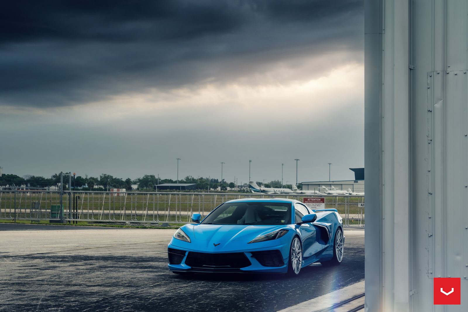 Vossen Forged HF-7 on Chevrolet Corvette C8, photo 3