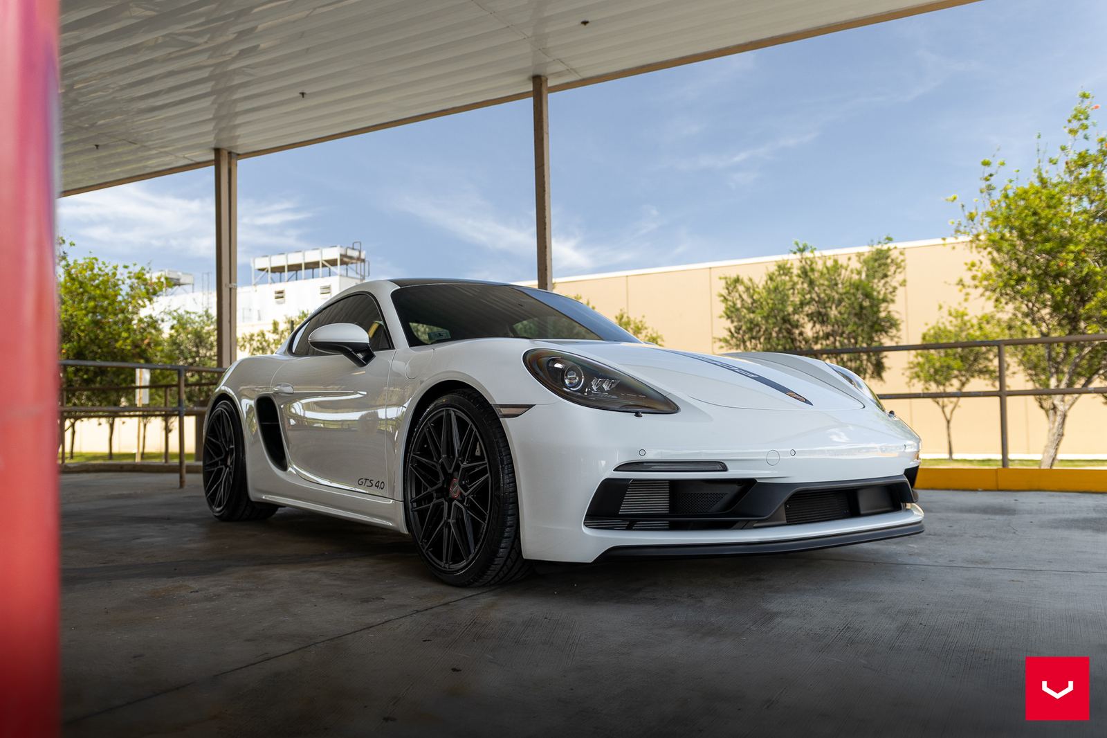 Vossen Forged HF-7 on Porsche Cayman 982