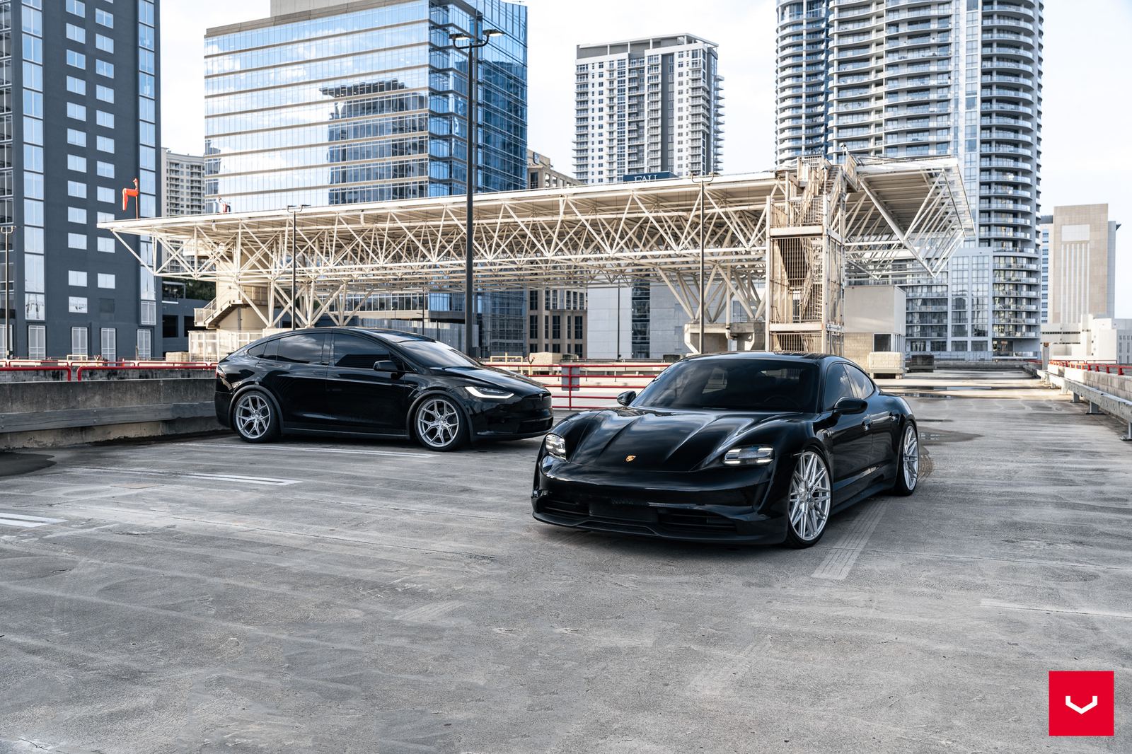 Vossen Forged HF-7 on Porsche Taycan J1.1, photo 2