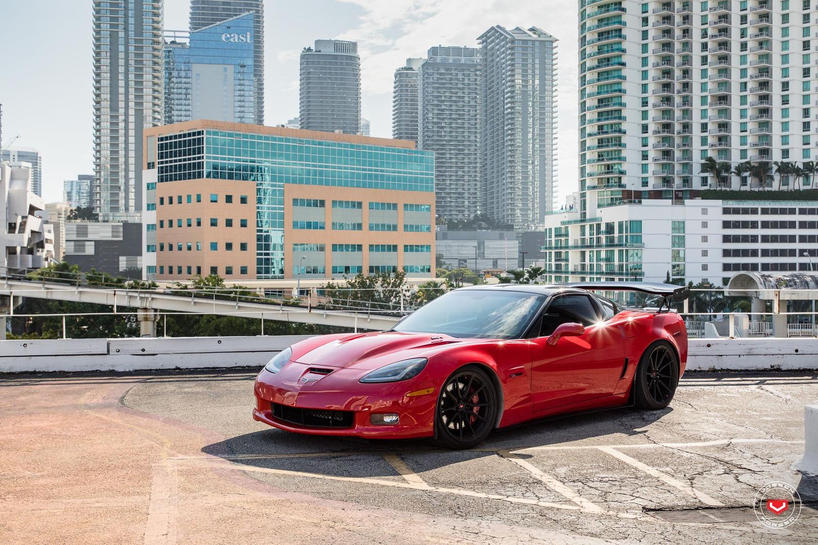 Vossen Forged M-X2 on Chevrolet Corvette C6, photo 3