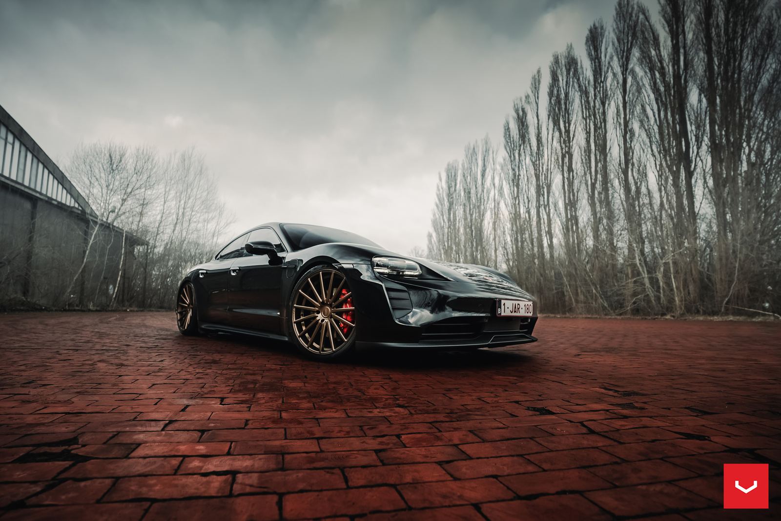 Vossen Forged VFS-2 on Porsche Taycan J1.1