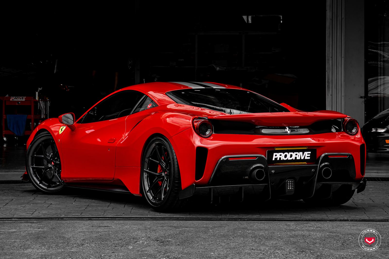 Vossen Forged S21-01 Carbon on Ferrari 488, photo 2