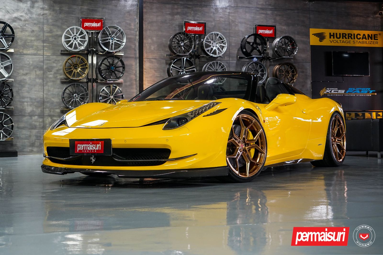 Vossen Forged EVO-3 on Ferrari 458 F142