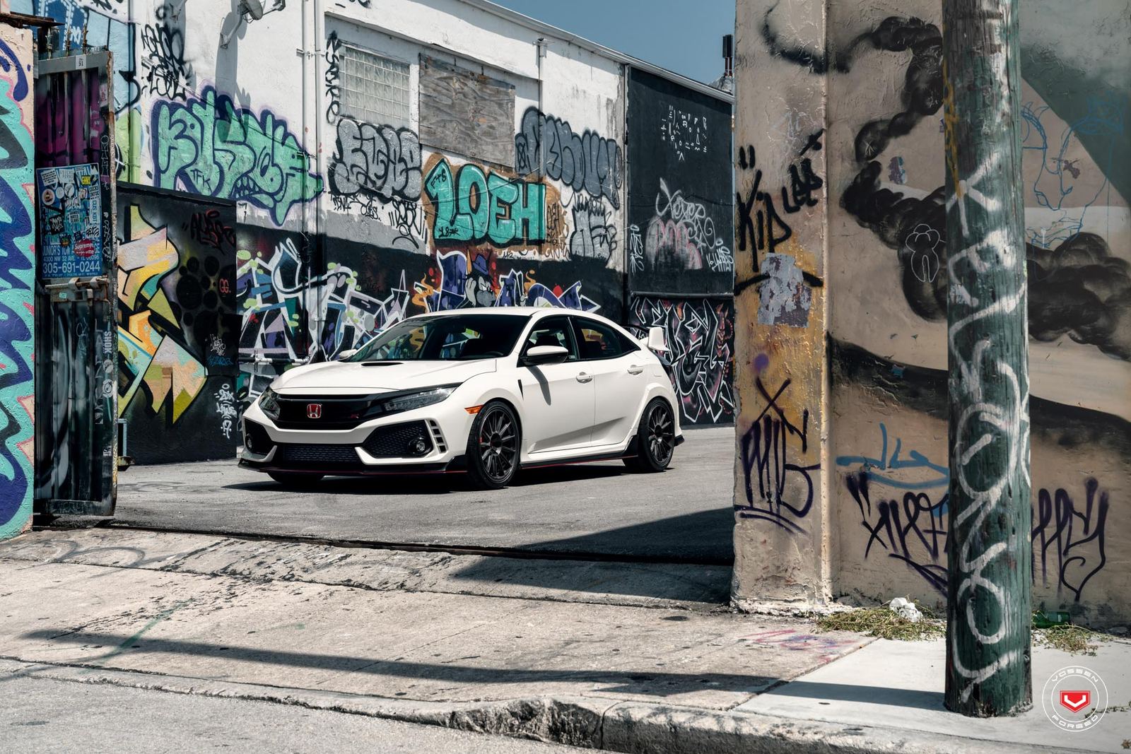 Vossen Forged GNS-3 on Honda Civic Type R FK8