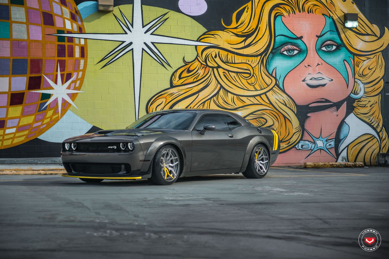 Vossen Forged HC-3 (3-Piece) on Dodge Challenger LC (3rd gen)